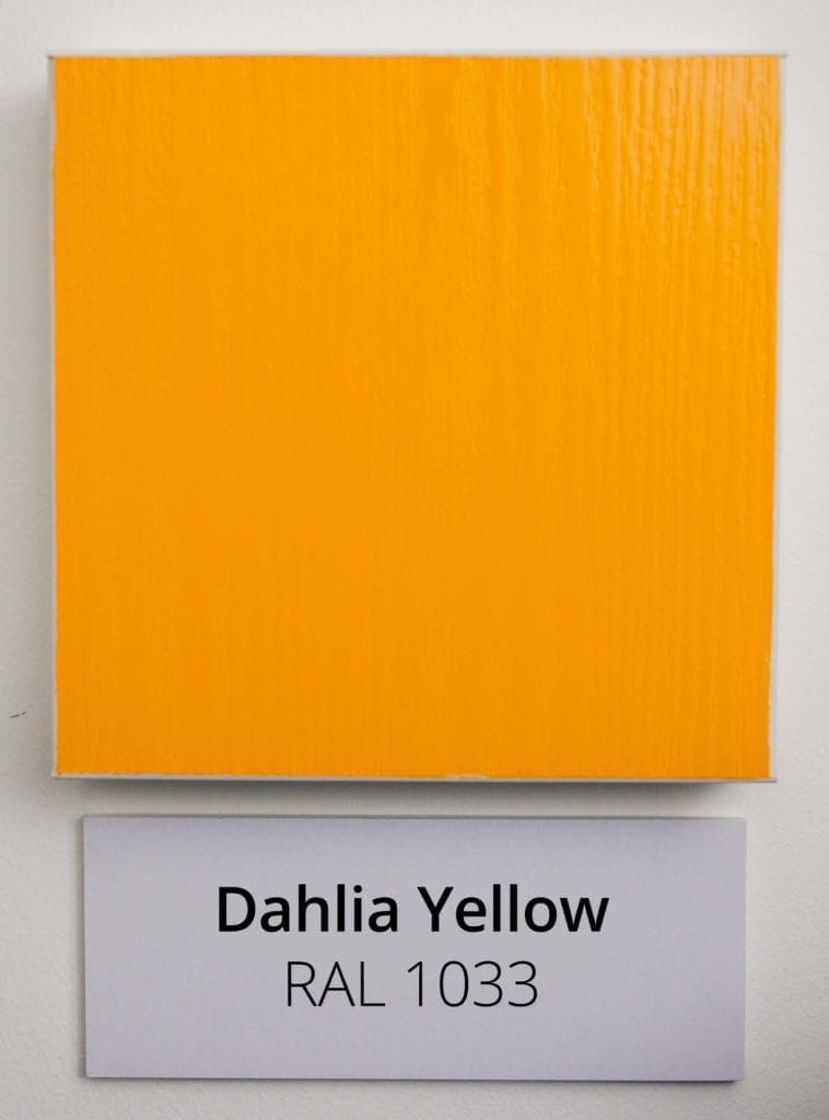 Dahlia Yellow RAL 1033