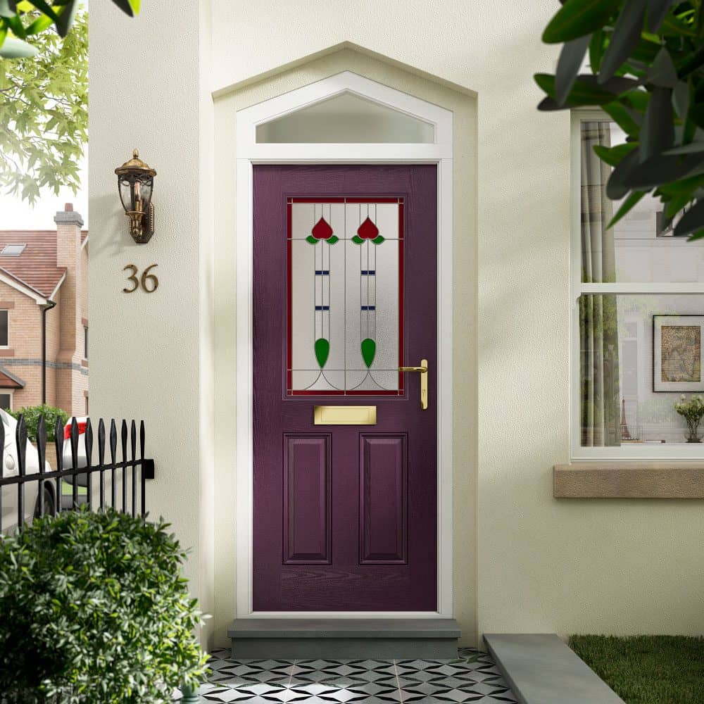 Purple Front Door