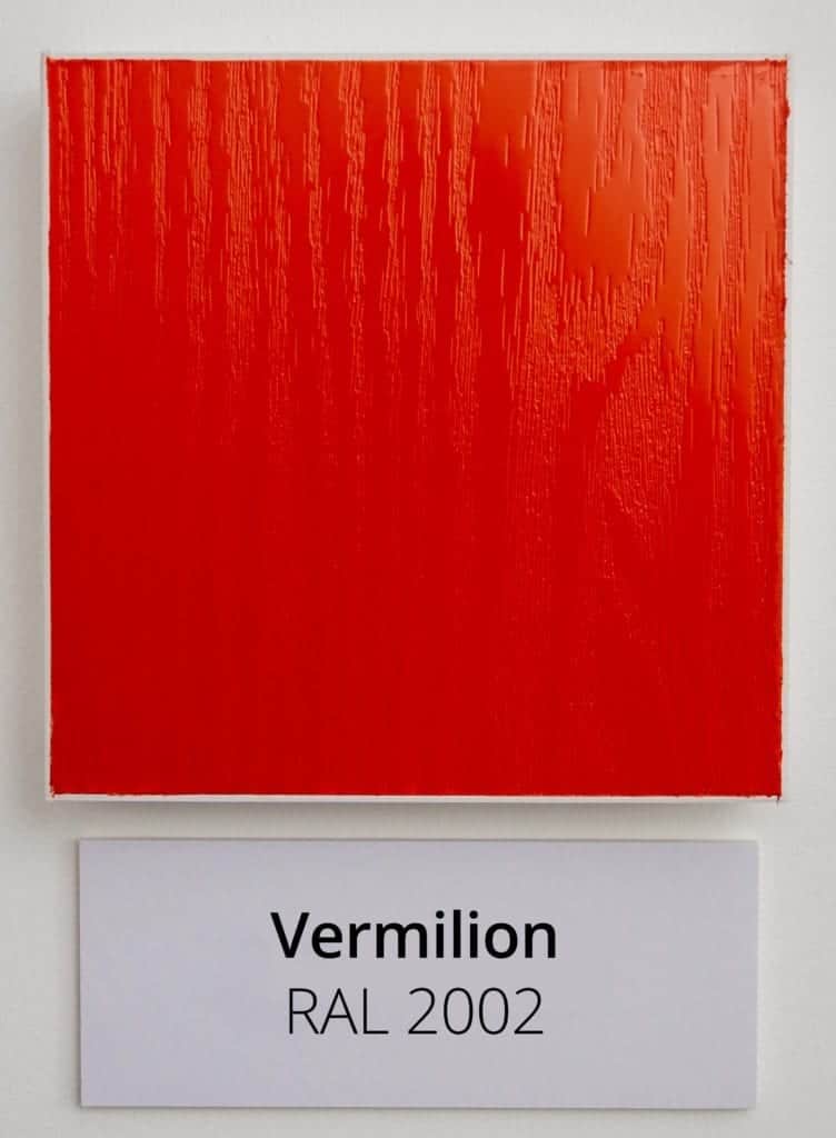 Vermillion RAL 2002