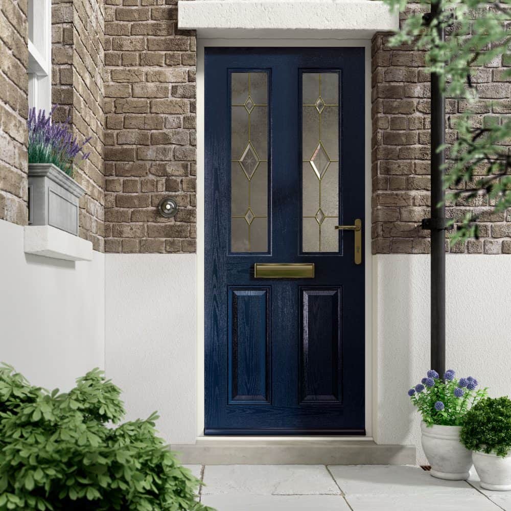 Navy Blue Front Door